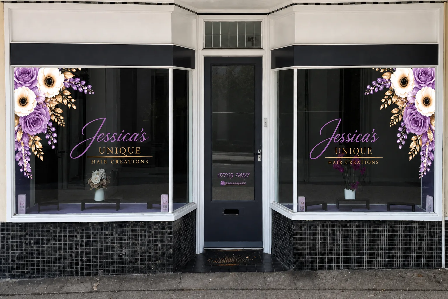 Front of Jessica's Unique Hair Creations at N1 Marett House on Roseville Street